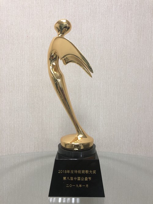 正保远程教育荣获第八届中国公益节“2018年度特别致敬奖”